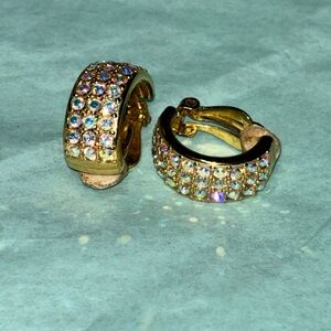 Vintage Swarovski Clip-On Earrings